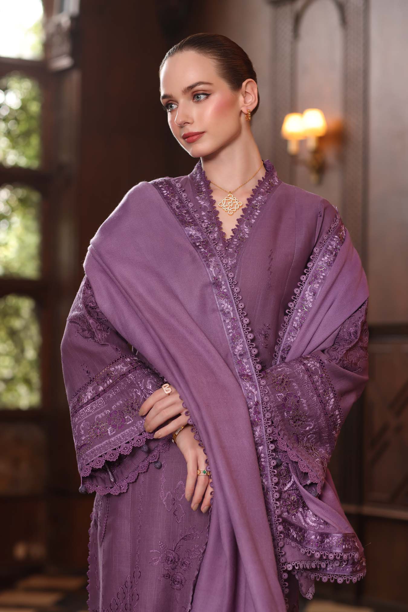 Noor by Saadia Asad | Winter Pashmina 25 | Serenity