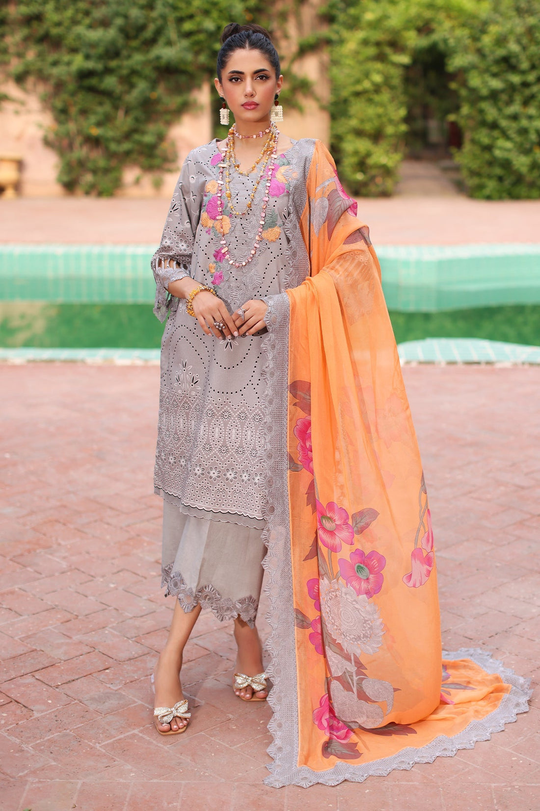 Charizma | Lawn Collection 24 | AS4-05 - Official Charizma - Agha Fabrics UK