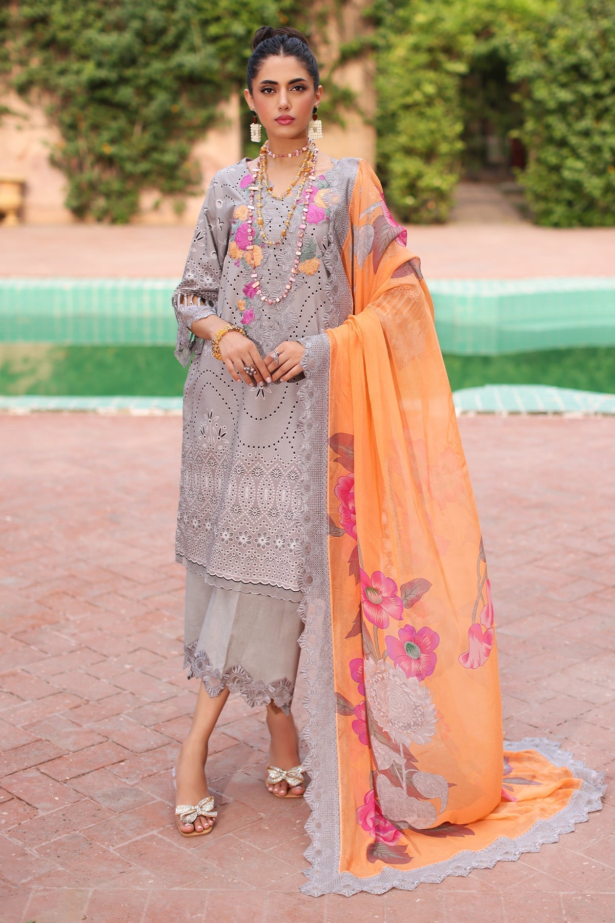 Charizma | Lawn Collection 24 | AS4-05 - Official Charizma - Agha Fabrics UK