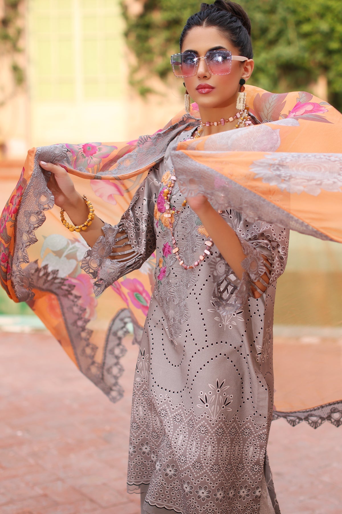 Charizma | Lawn Collection 24 | AS4-05 - Official Charizma - Agha Fabrics UK