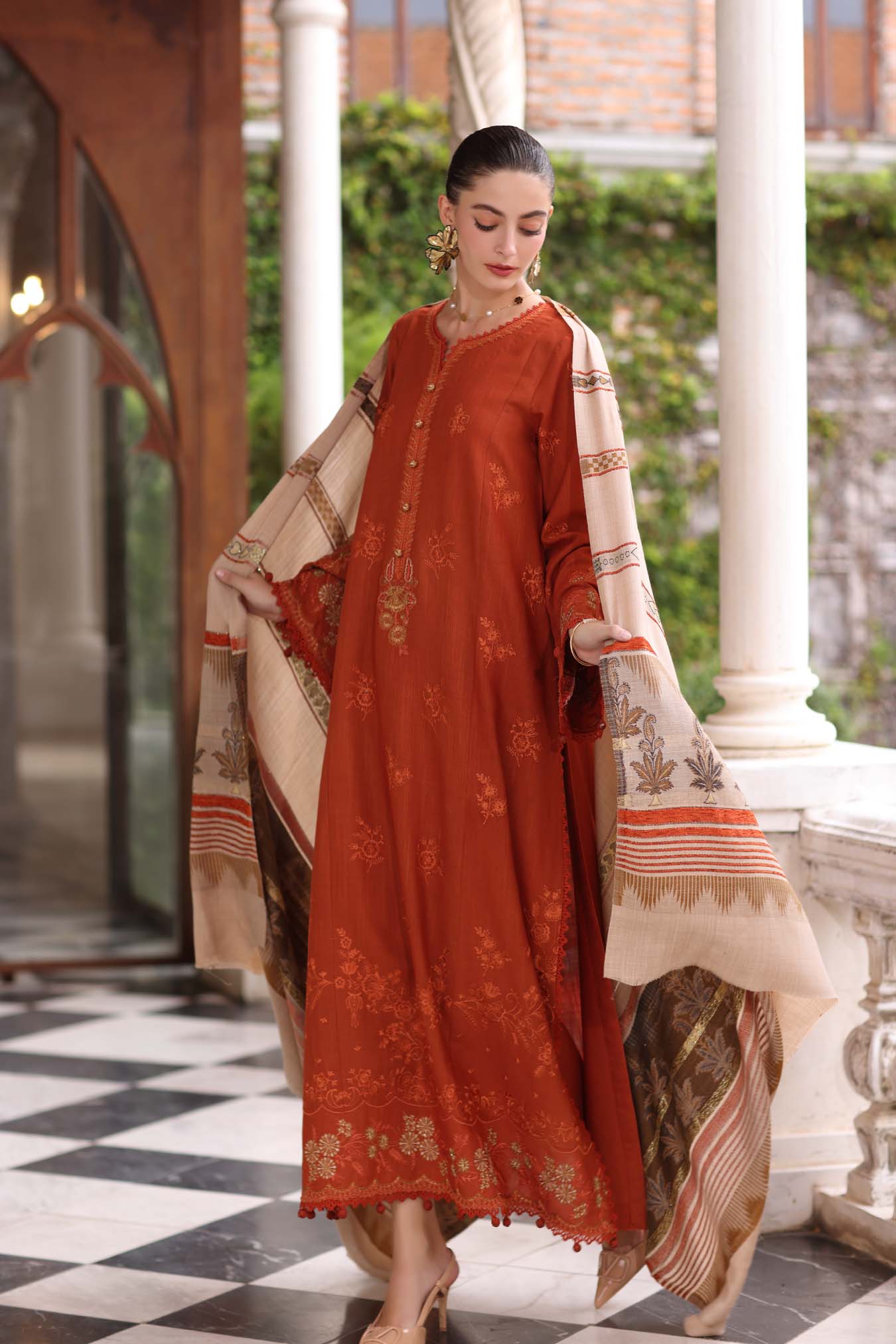 Noor by Saadia Asad | Winter Pashmina 25 | Rustique