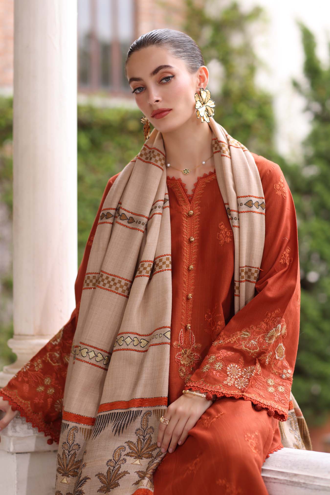 Noor by Saadia Asad | Winter Pashmina 25 | Rustique