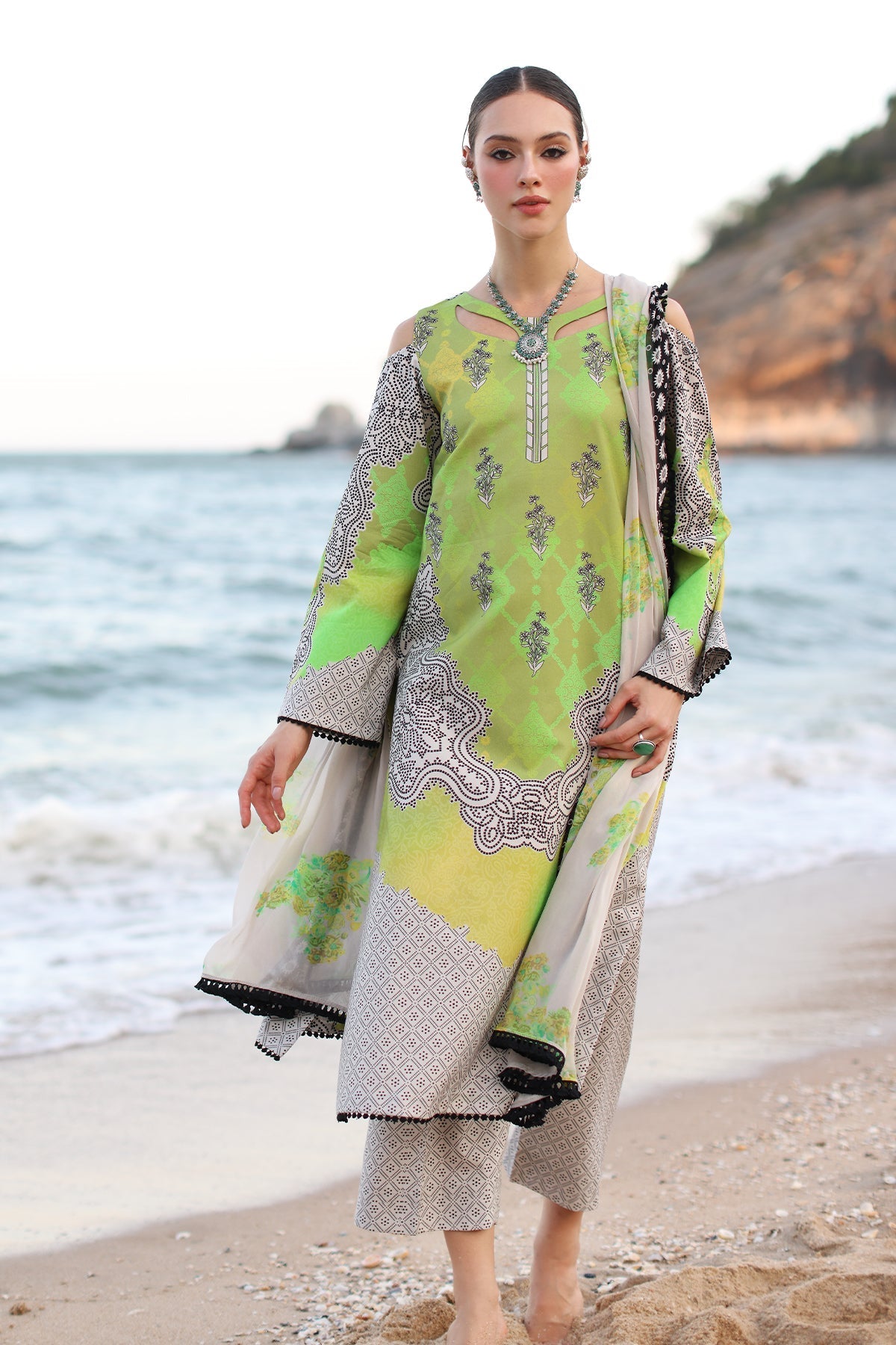 Charizma | Lawn Collection 24 | AS4-02 - Official Charizma - Agha Fabrics UK
