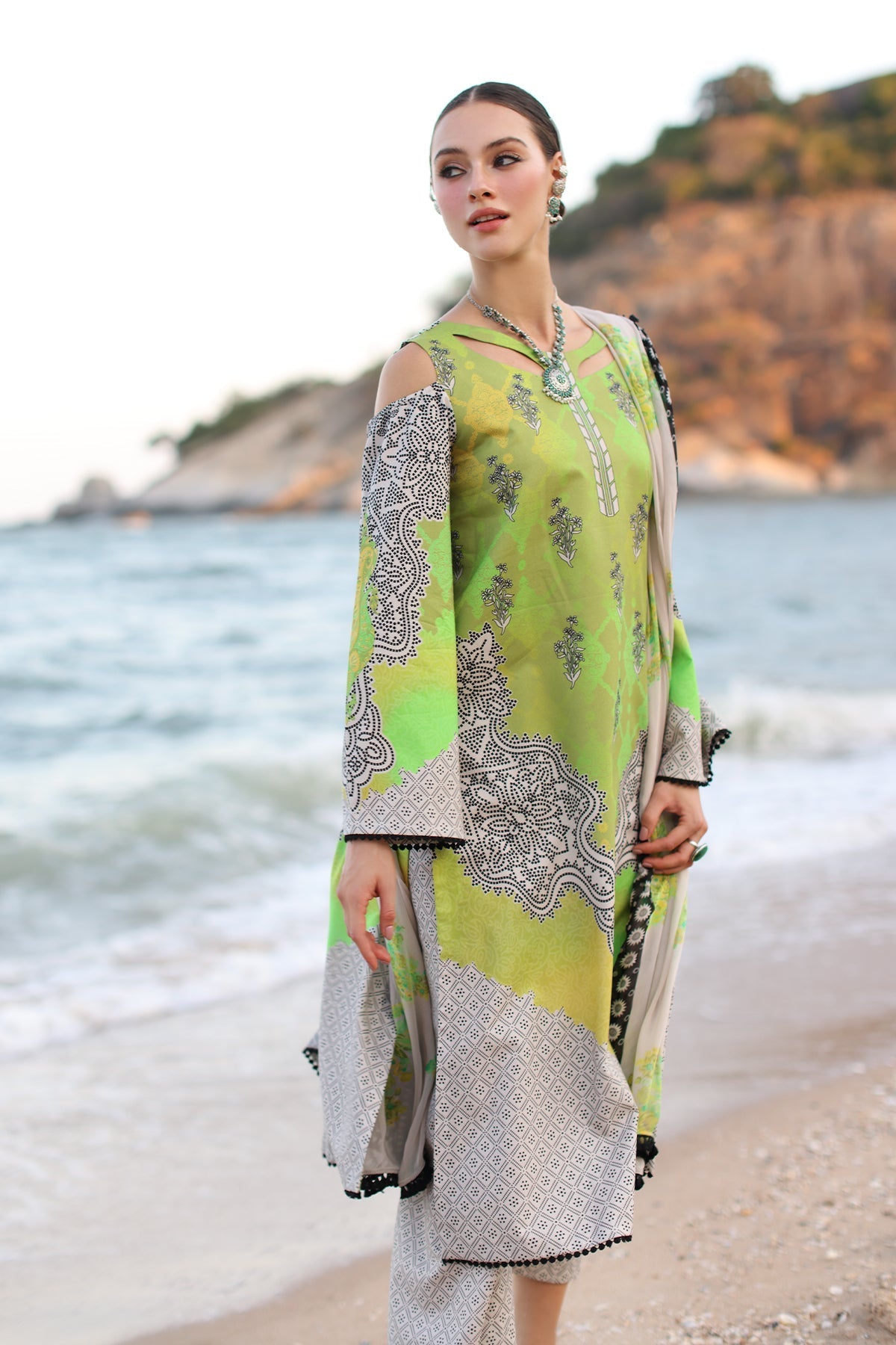 Charizma | Lawn Collection 24 | AS4-02 - Official Charizma - Agha Fabrics UK