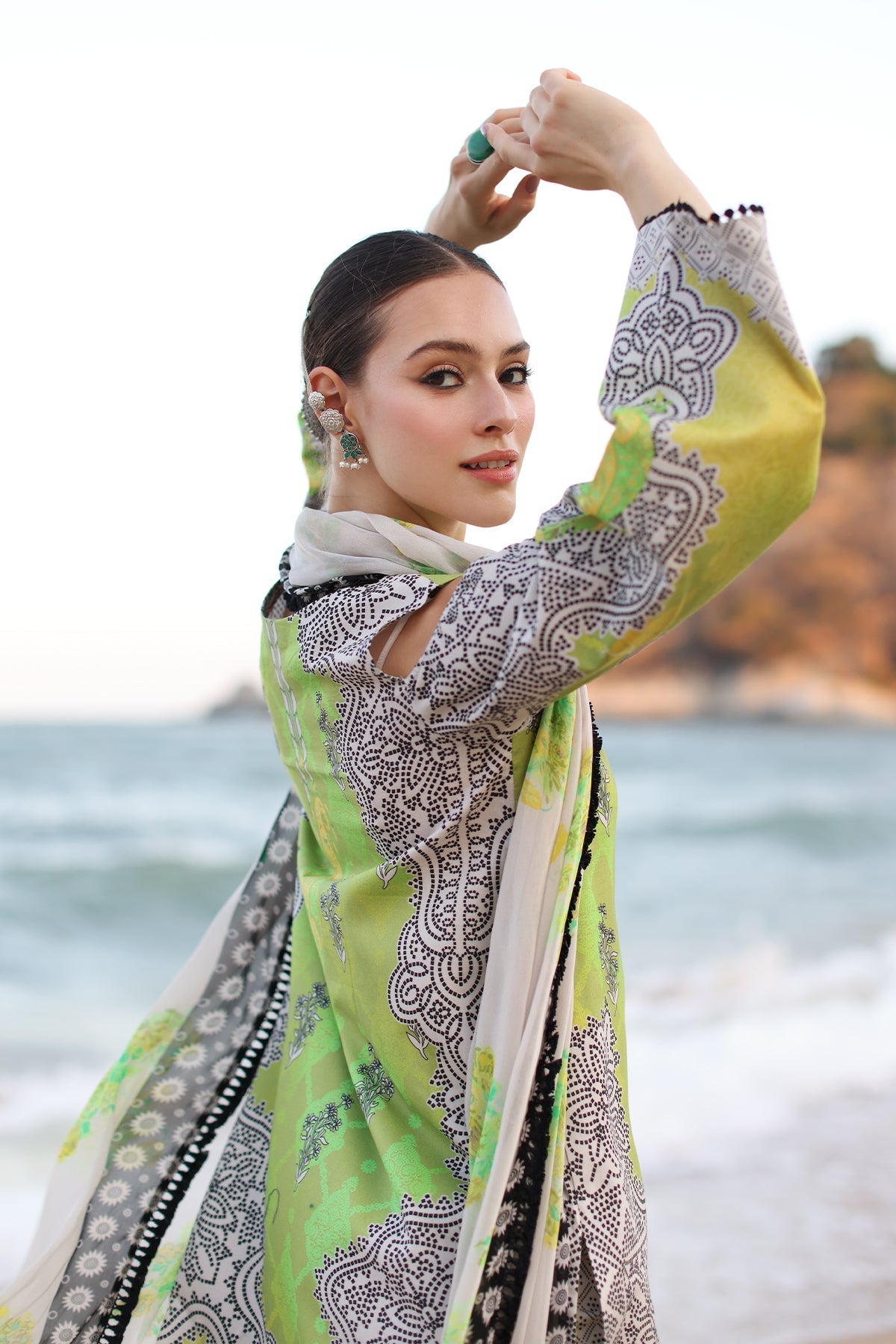 Charizma | Lawn Collection 24 | AS4-02 - Official Charizma - Agha Fabrics UK