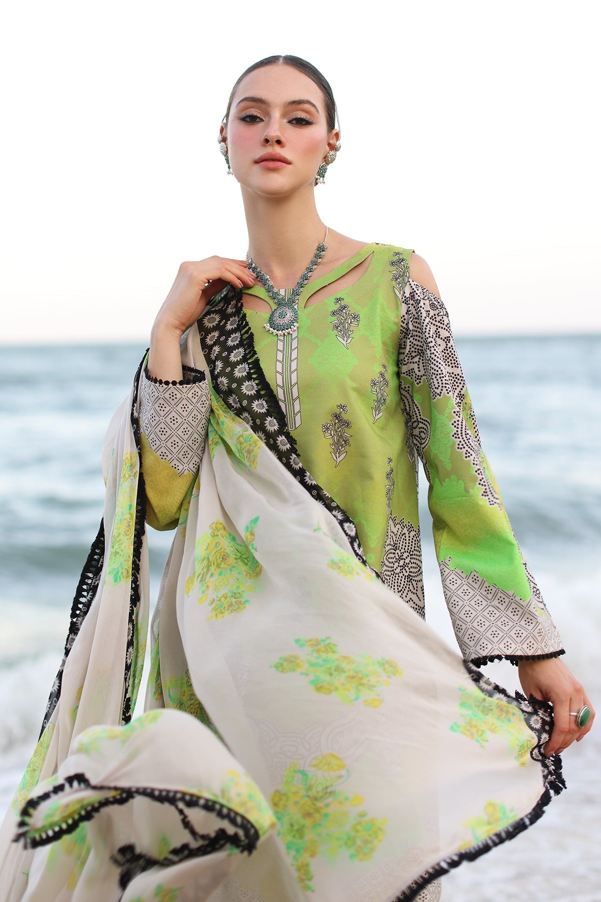 Charizma | Lawn Collection 24 | AS4-02 - Official Charizma - Agha Fabrics UK