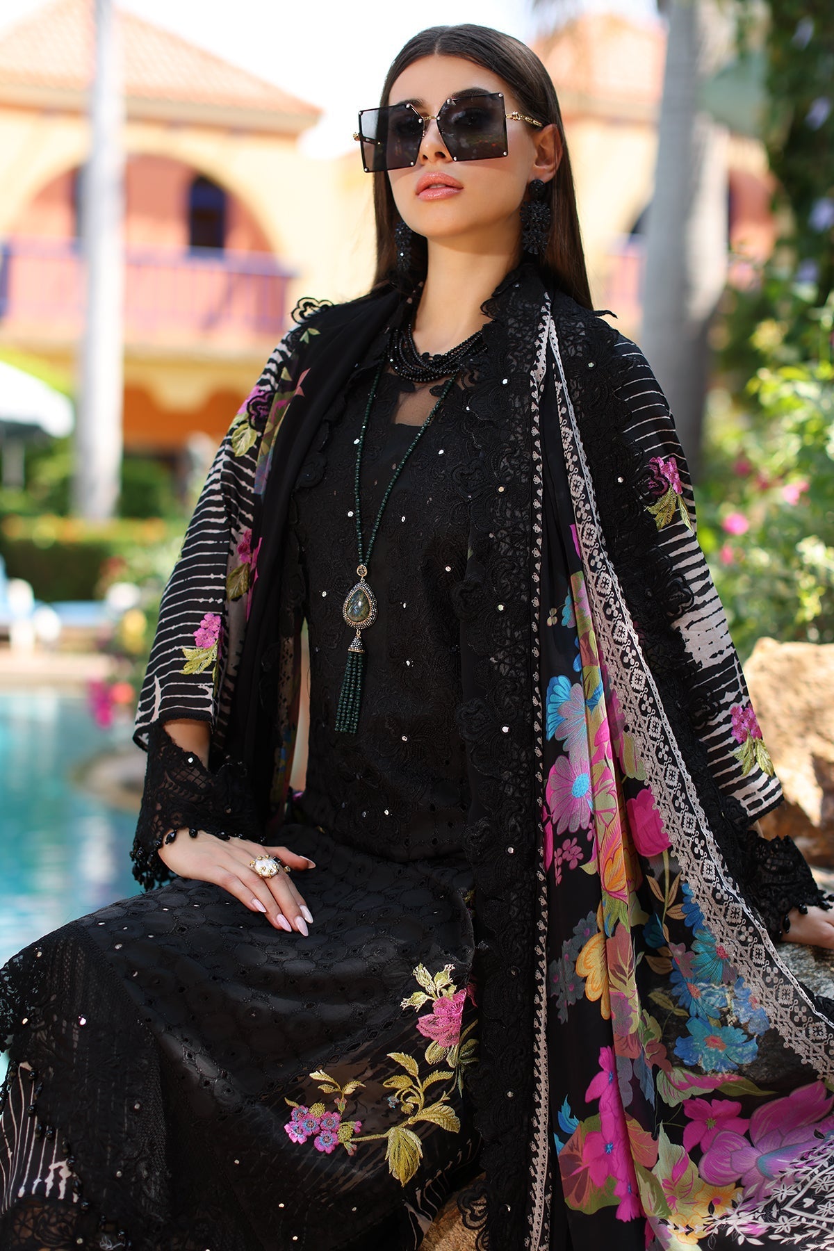 Charizma | Lawn Collection 24 | CRS4-13 - Official Charizma - Agha Fabrics UK