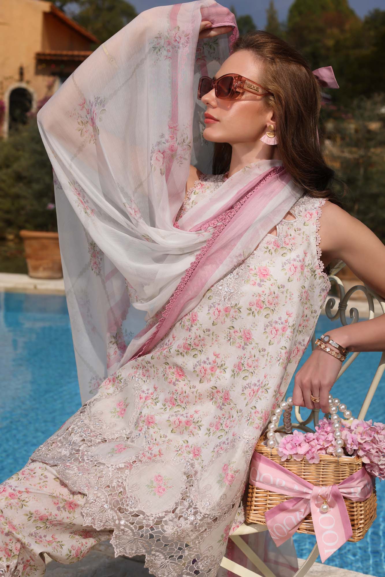 Noor by Saadia Asad | Luxe Chikankari 25 | D7-A