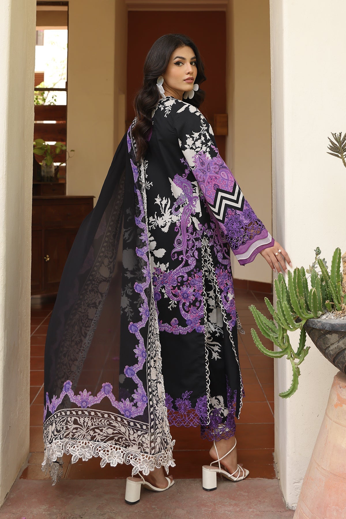 Charizma | Lawn Collection 24 | AS4-46 - Official Charizma - Agha Fabrics UK