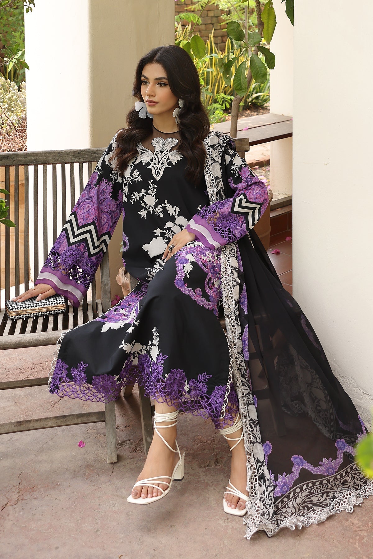 Charizma | Lawn Collection 24 | AS4-46 - Official Charizma - Agha Fabrics UK