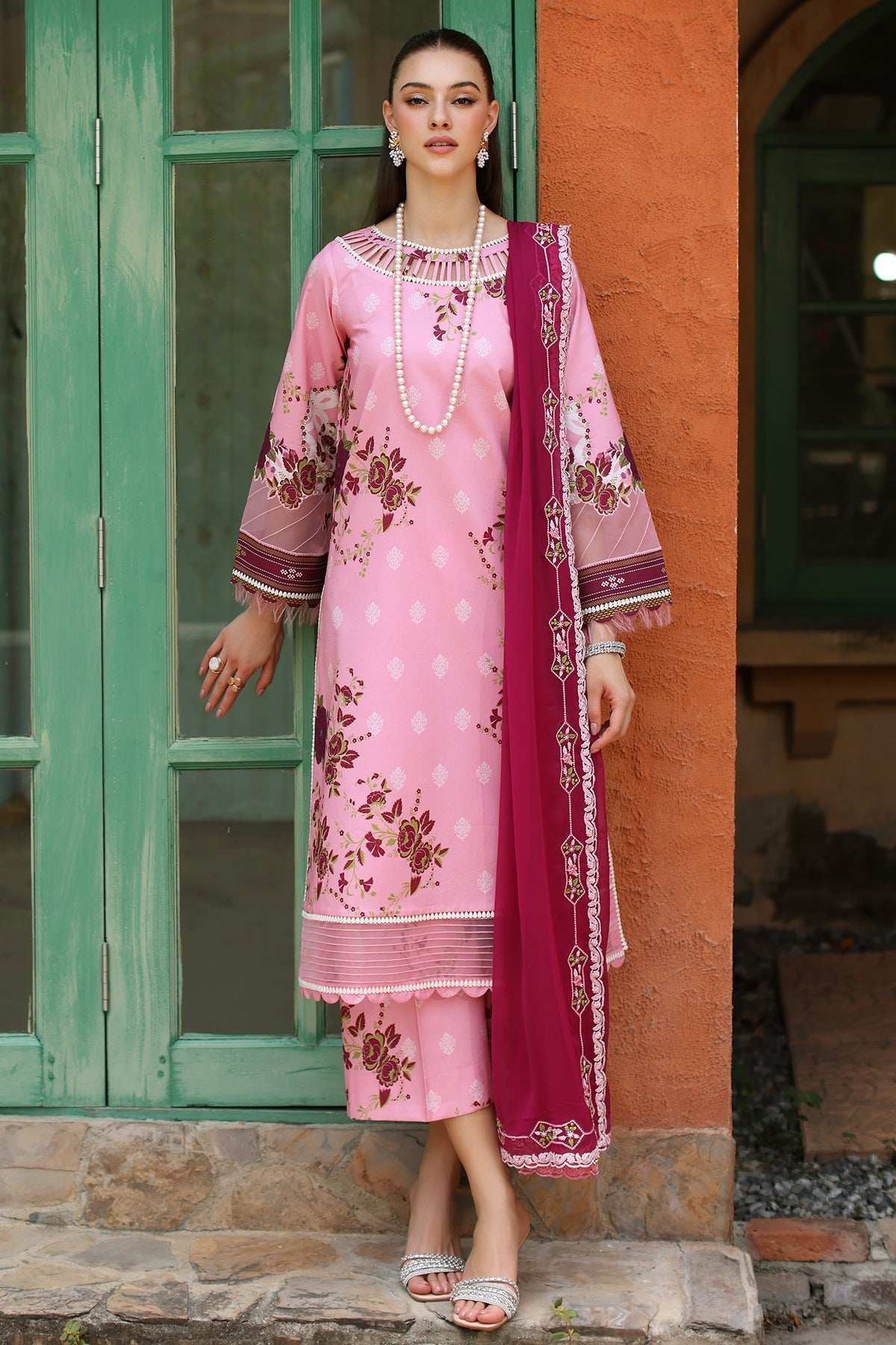 Charizma | Lawn Collection 24 | PM4-32 - Official Charizma - Agha Fabrics UK