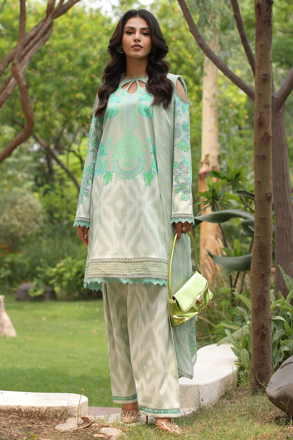 Charizma | Lawn Collection 24 | AS4-48 - Official Charizma - Agha Fabrics UK