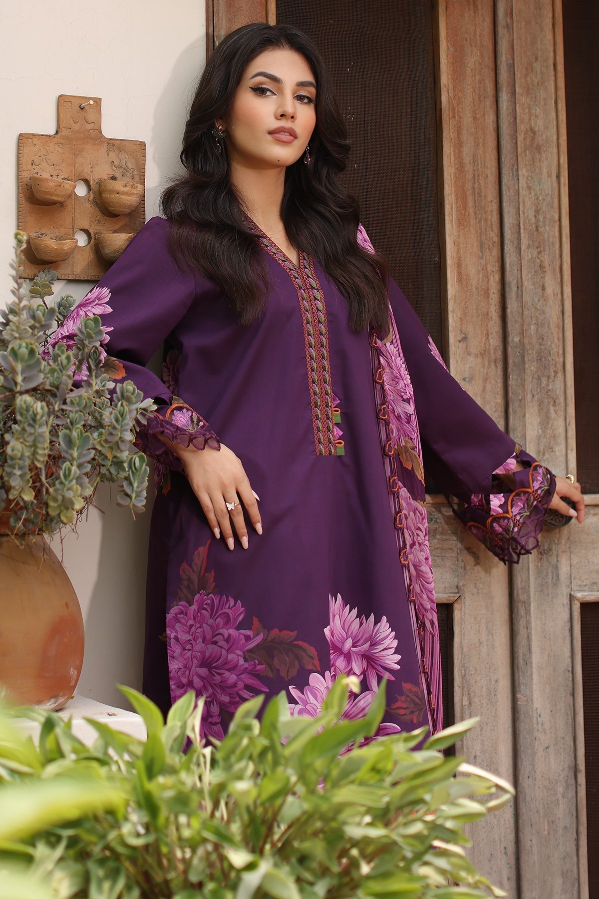 Charizma | Lawn Collection 24 | AS4-44 - Official Charizma - Agha Fabrics UK