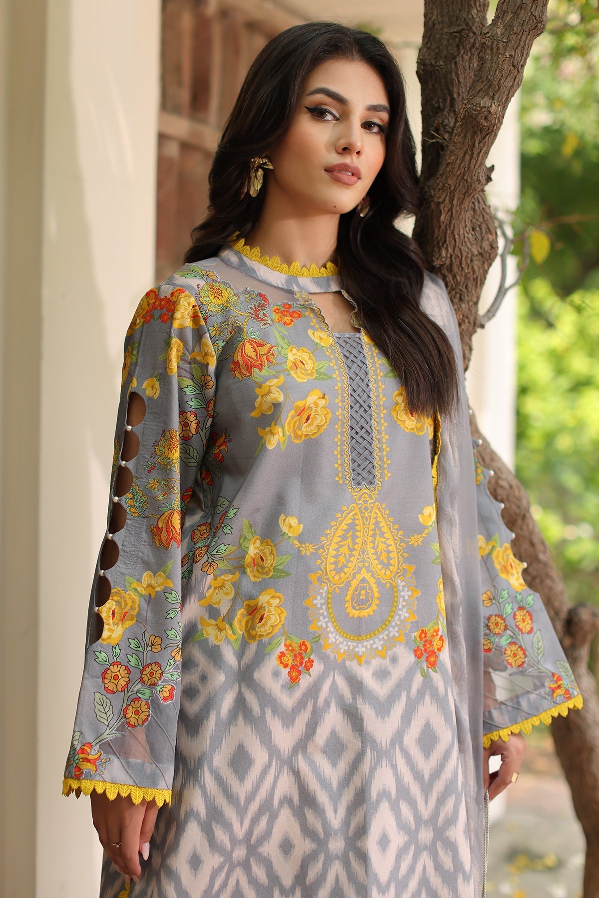 Charizma | Lawn Collection 24 | AS4-47 - Official Charizma - Agha Fabrics UK
