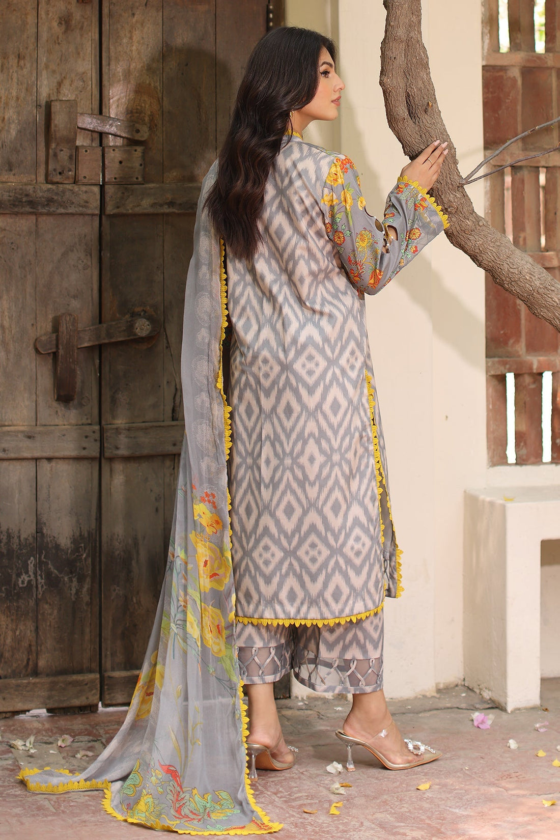 Charizma | Lawn Collection 24 | AS4-47 - Official Charizma - Agha Fabrics UK