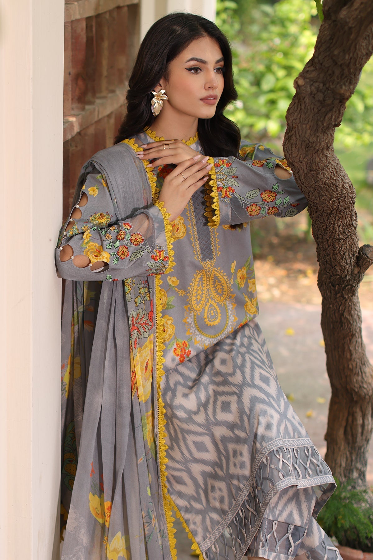 Charizma | Lawn Collection 24 | AS4-47 - Official Charizma - Agha Fabrics UK