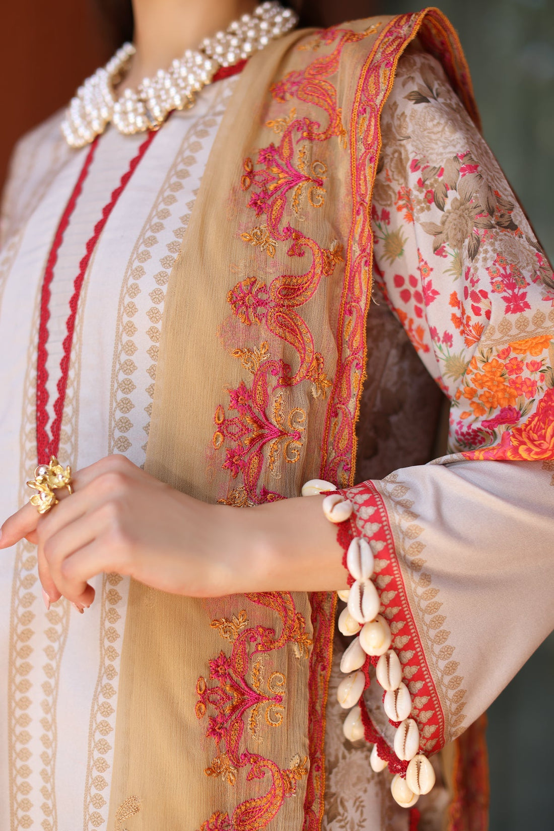 Charizma | Lawn Collection 24 | AS4-22 - Official Charizma - Agha Fabrics UK