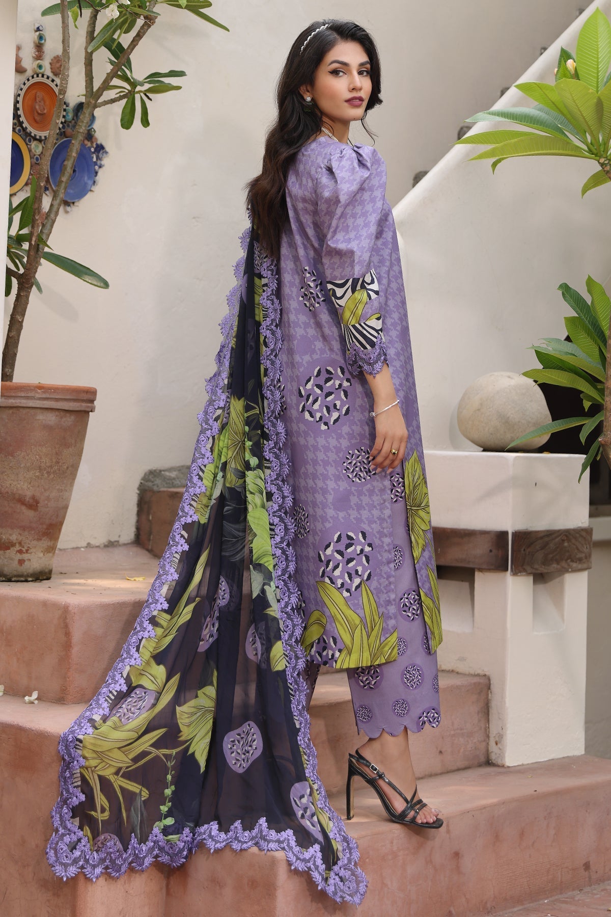 Charizma | Lawn Collection 24 | AS4-34 - Official Charizma - Agha Fabrics UK