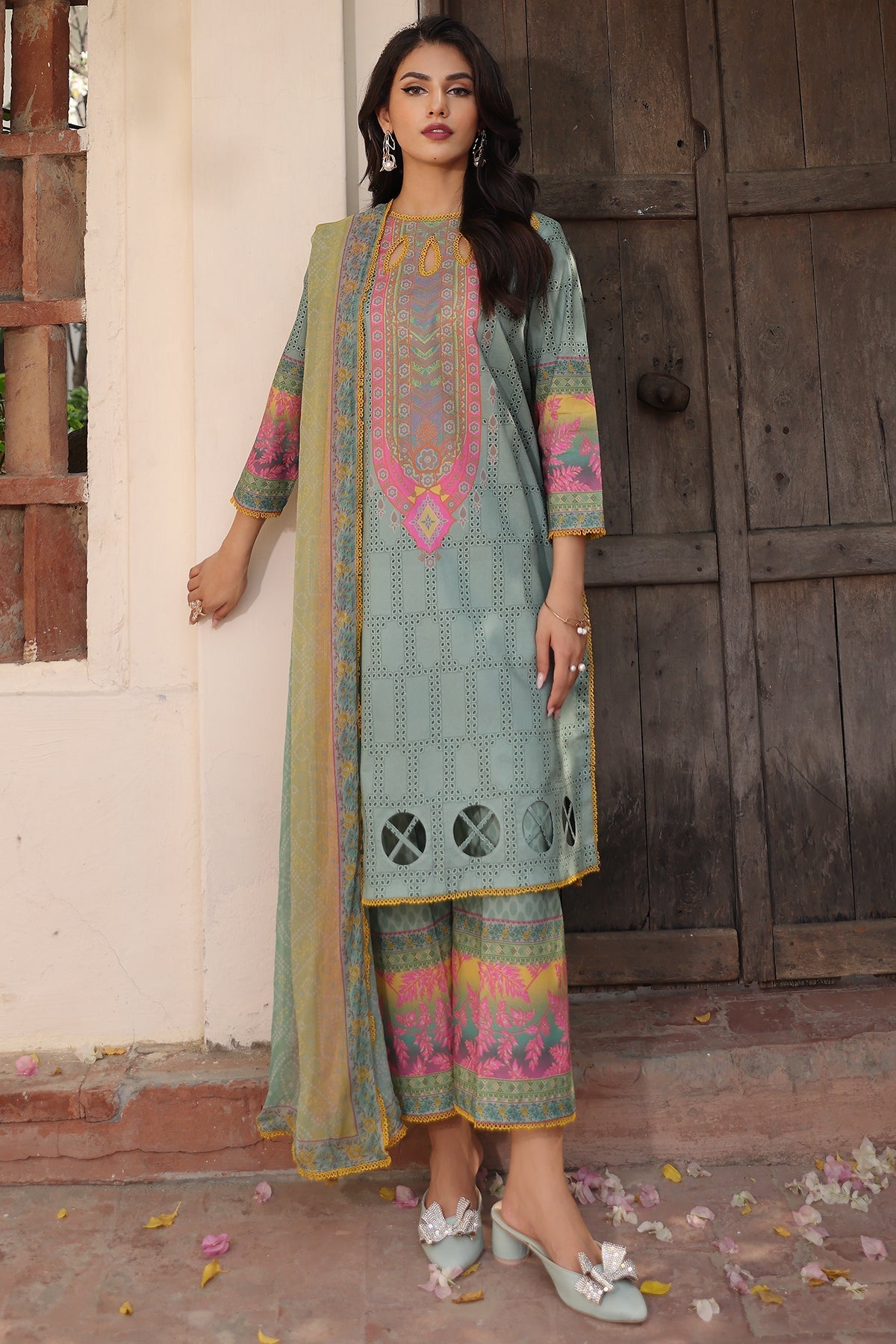 Charizma | Lawn Collection 24 | AS4-52 - Official Charizma - Agha Fabrics UK
