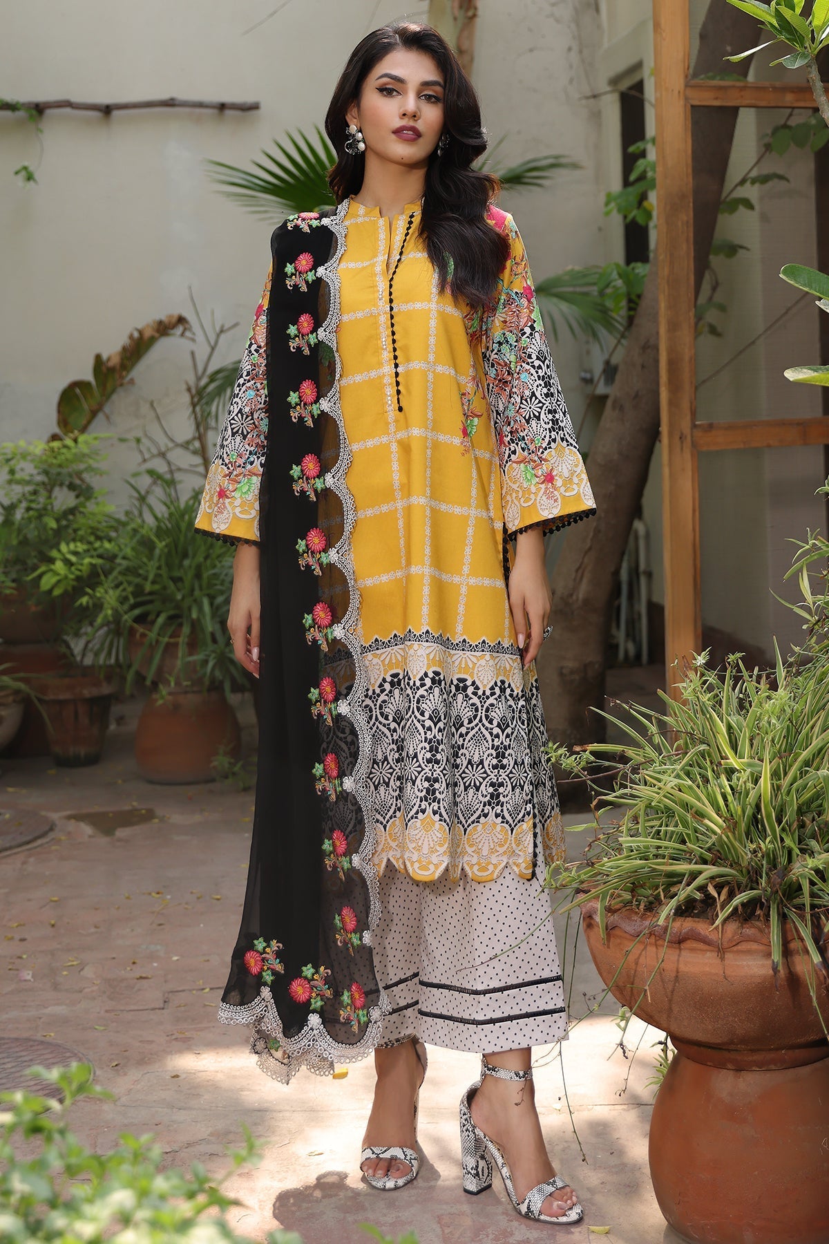 Charizma | Lawn Collection 24 | AS4-40 - Official Charizma - Agha Fabrics UK