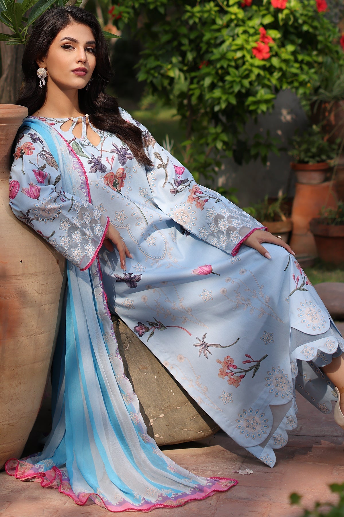 Charizma | Lawn Collection 24 | AS4-53 - Official Charizma - Agha Fabrics UK