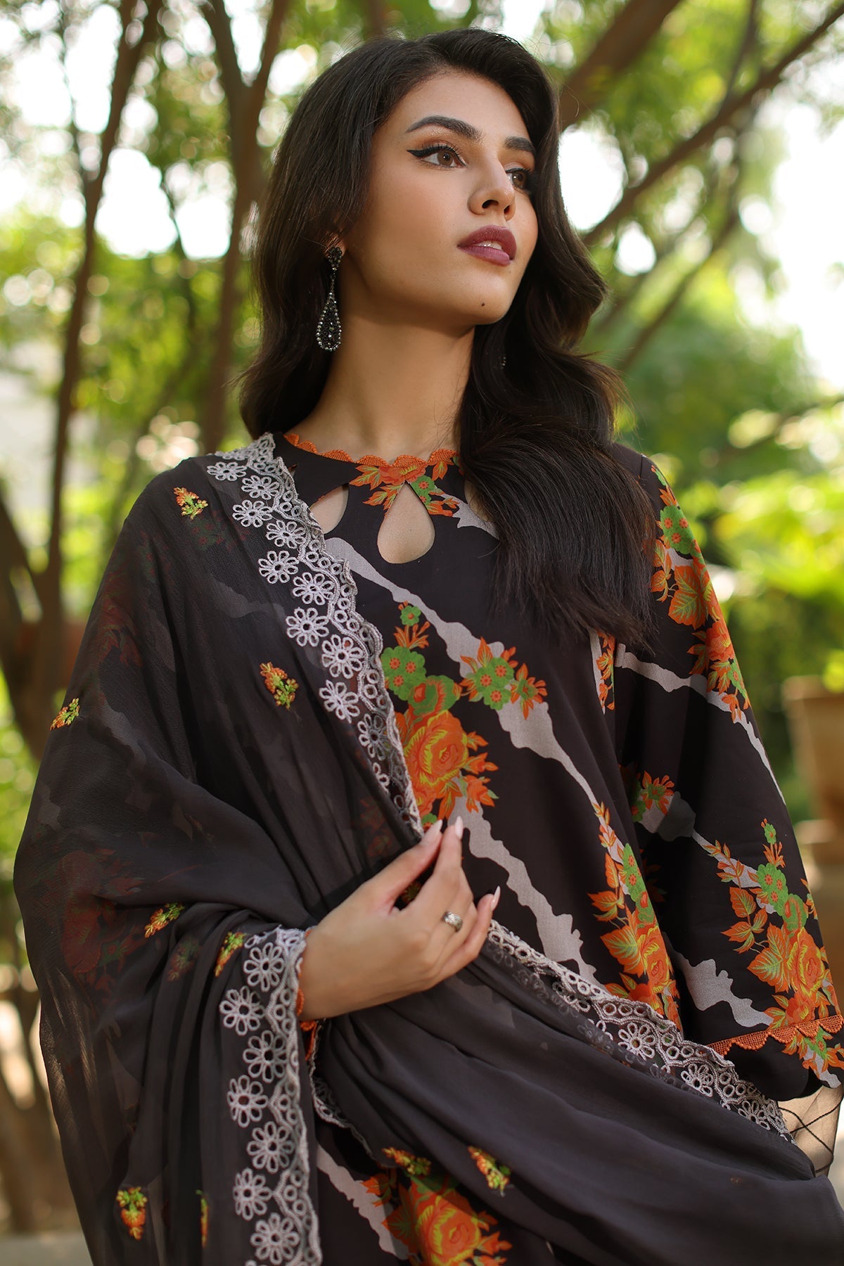 Charizma | Lawn Collection 24 | AS4-42 - Official Charizma - Agha Fabrics UK