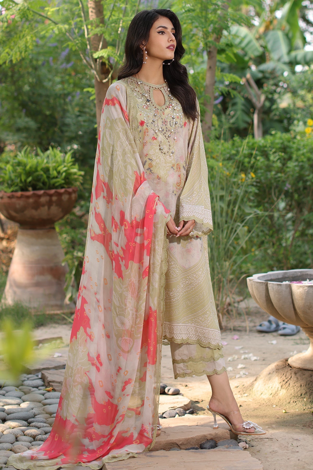 Charizma | Lawn Collection 24 | AS4-37 - Official Charizma - Agha Fabrics UK