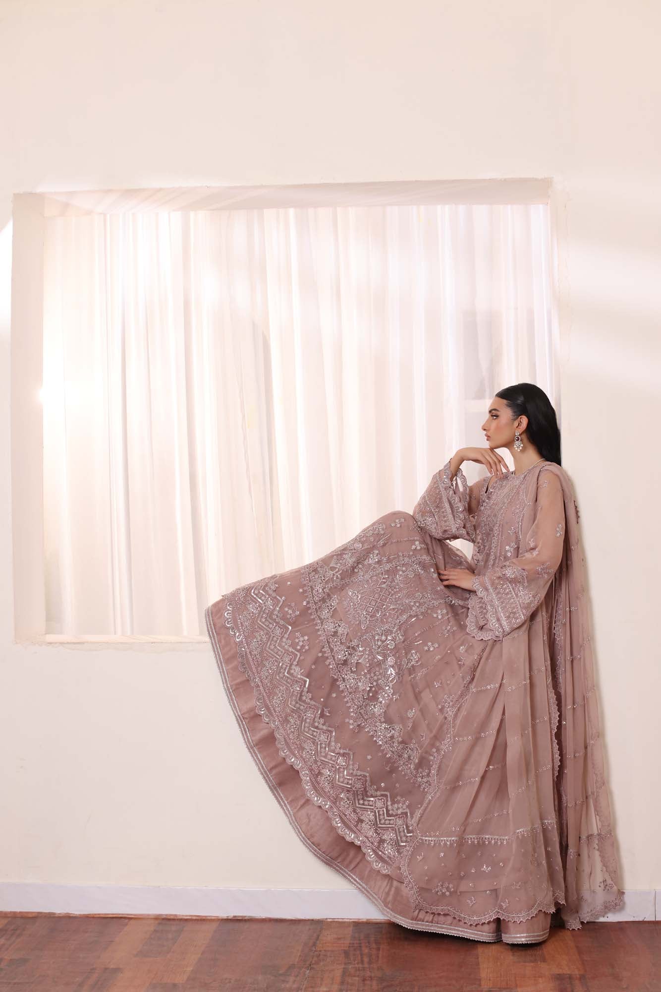 Noor by Saadia Asad | Noor Chiffon De Luxe | D7 - Official Noor by Saadia Asad - Agha Fabrics UK
