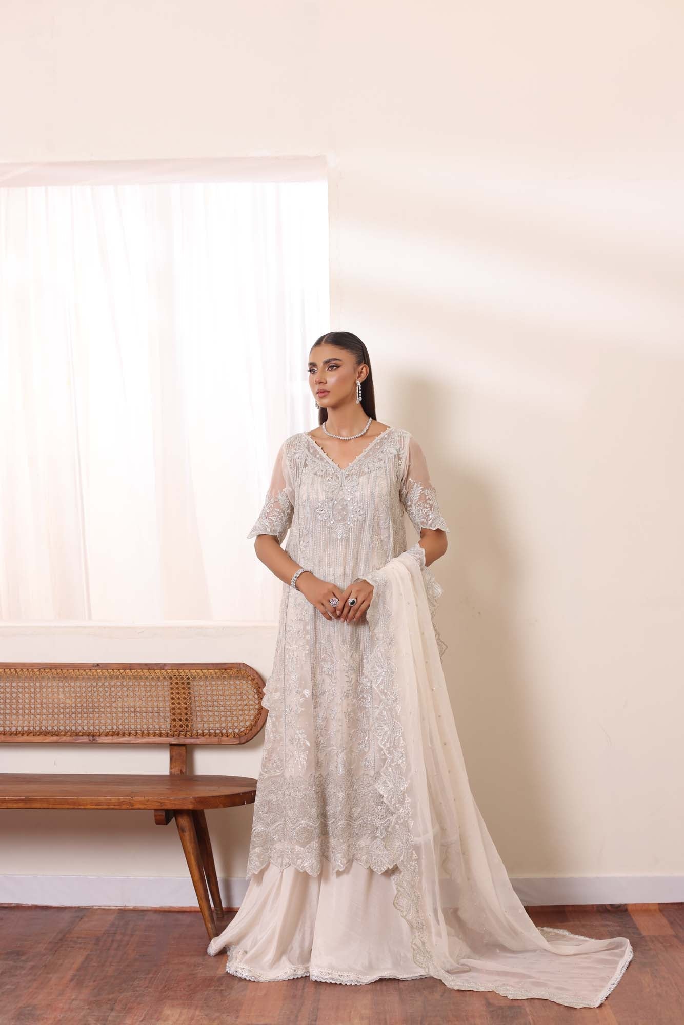 Noor by Saadia Asad | Noor Chiffon De Luxe | D5 - Official Noor by Saadia Asad - Agha Fabrics UK