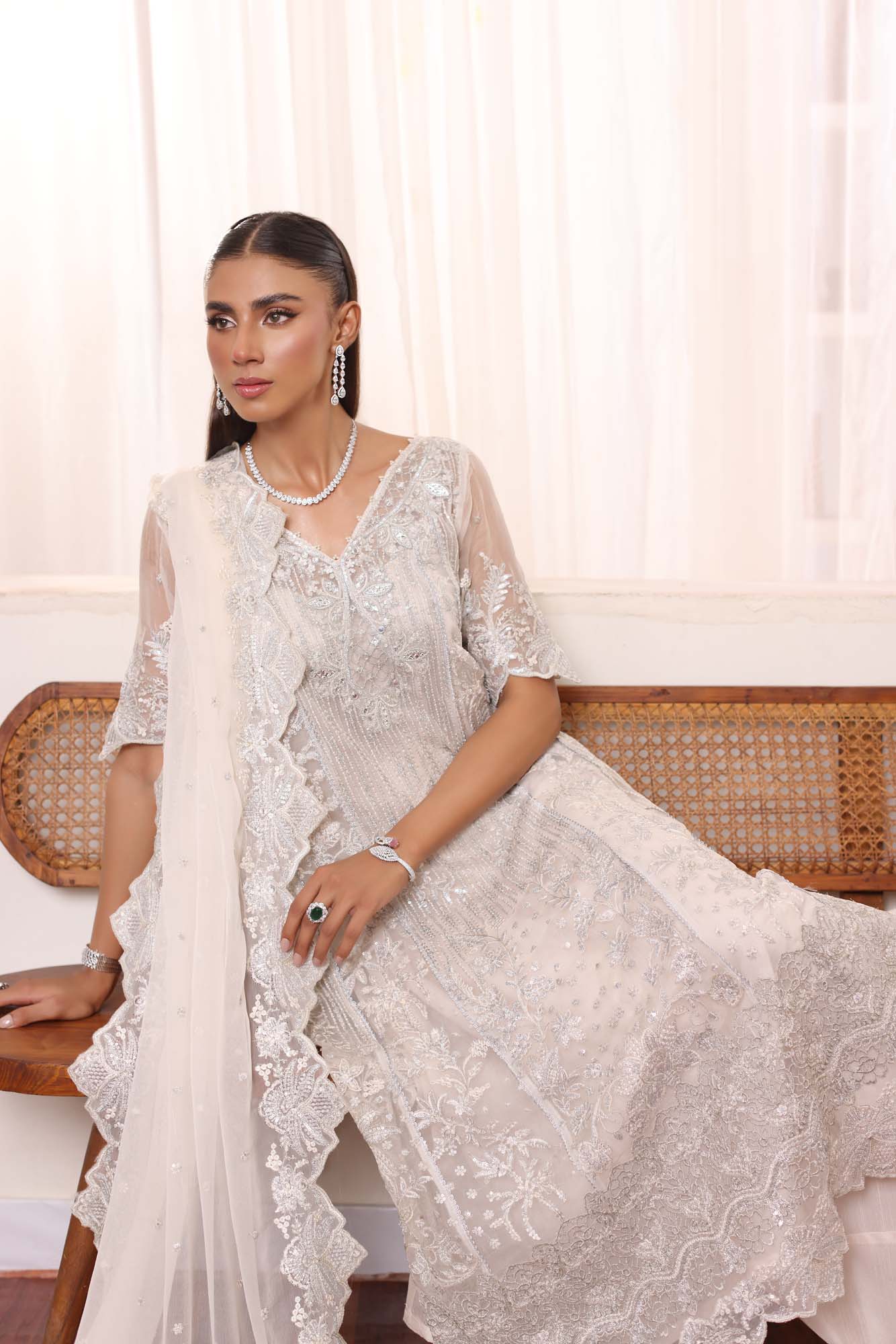 Noor by Saadia Asad | Noor Chiffon De Luxe | D5 - Official Noor by Saadia Asad - Agha Fabrics UK