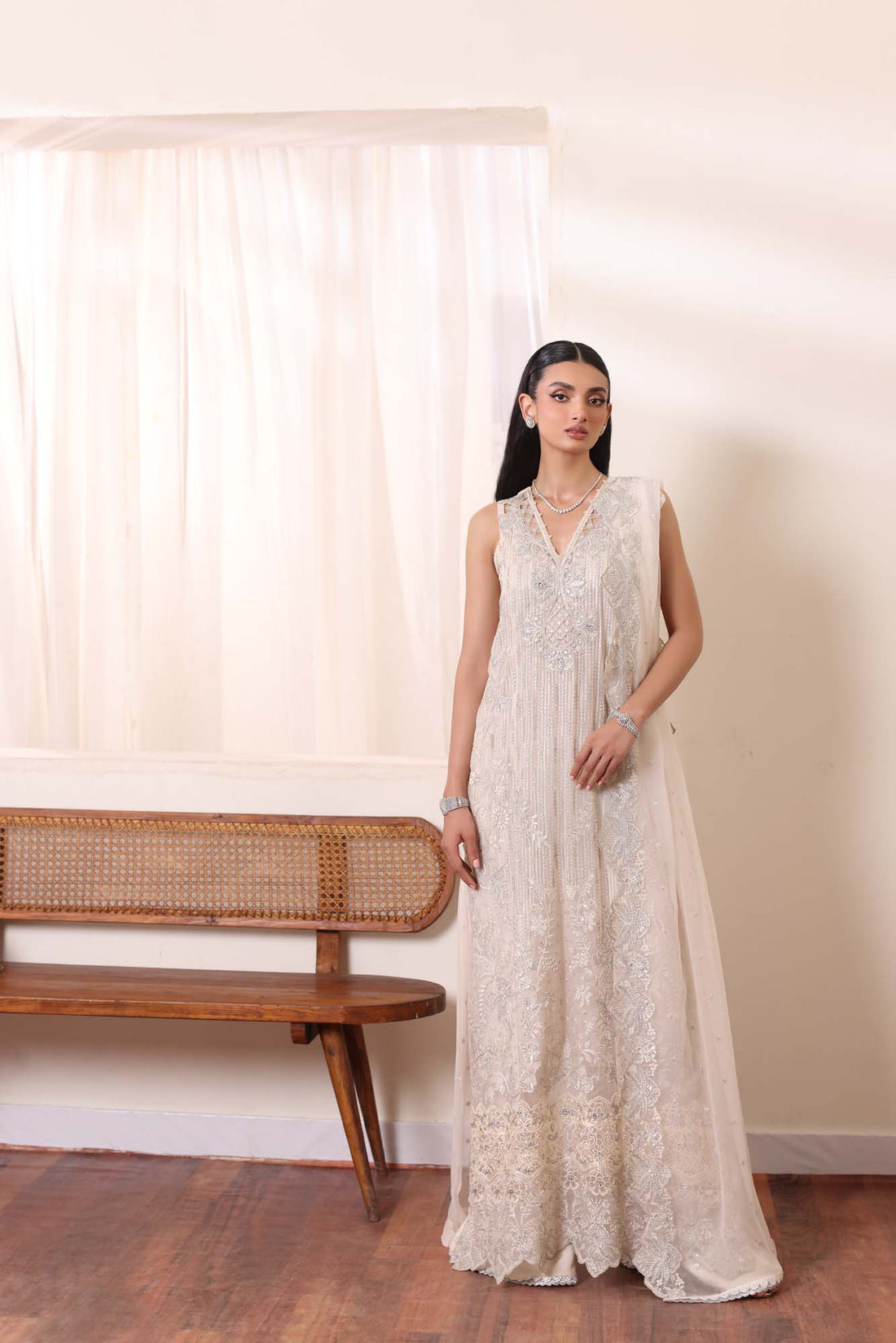 Noor by Saadia Asad | Noor Chiffon De Luxe | D5 - Official Noor by Saadia Asad - Agha Fabrics UK
