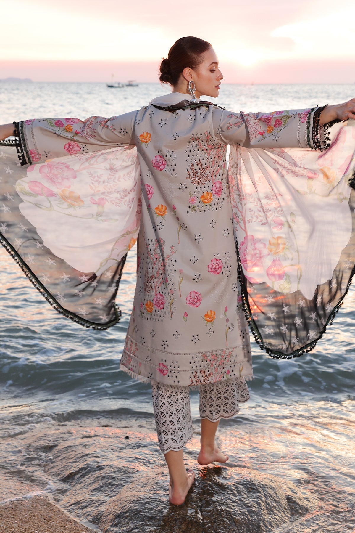 Charizma | Lawn Collection 24 | AS4-04 - Official Charizma - Agha Fabrics UK