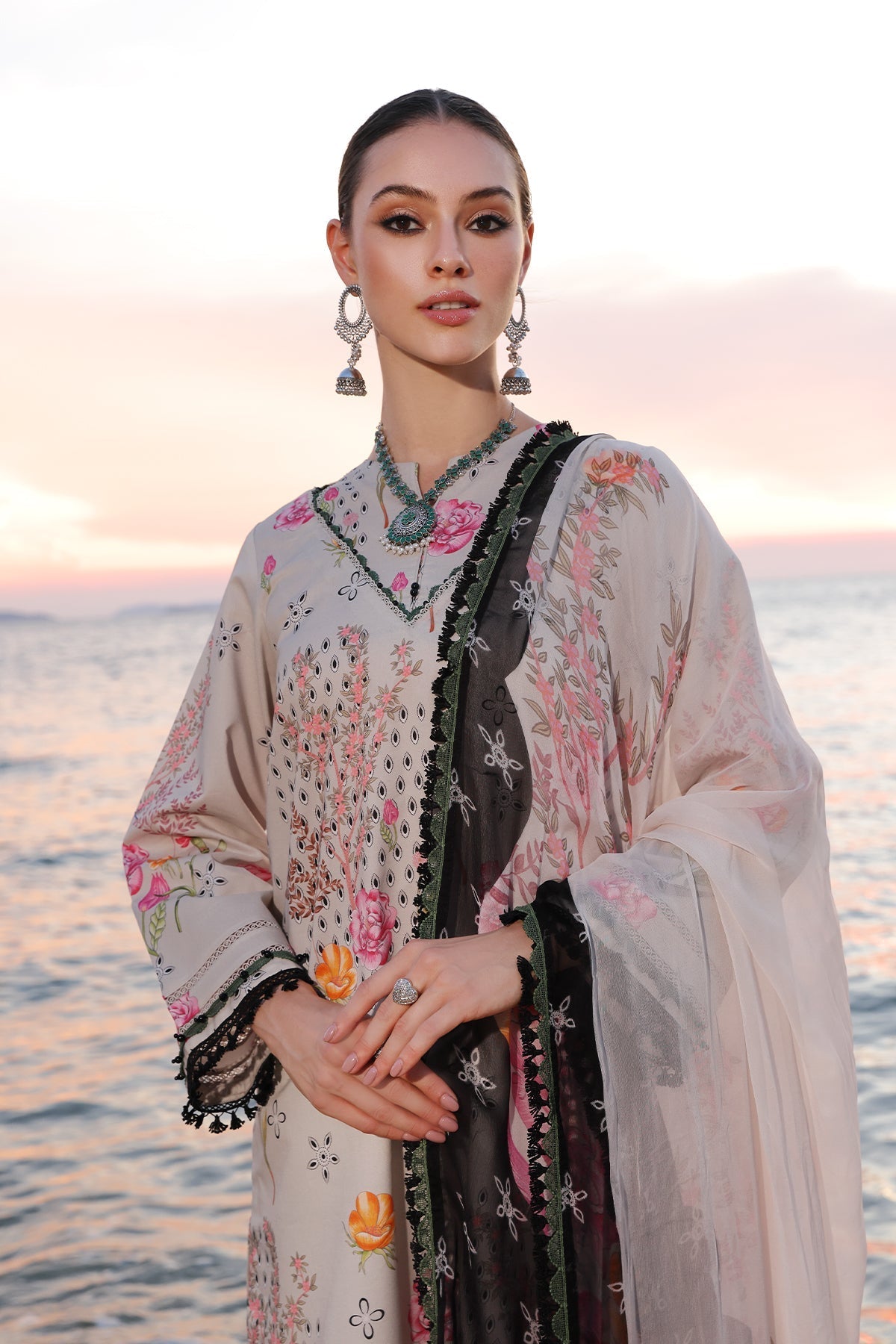 Charizma | Lawn Collection 24 | AS4-04 - Official Charizma - Agha Fabrics UK