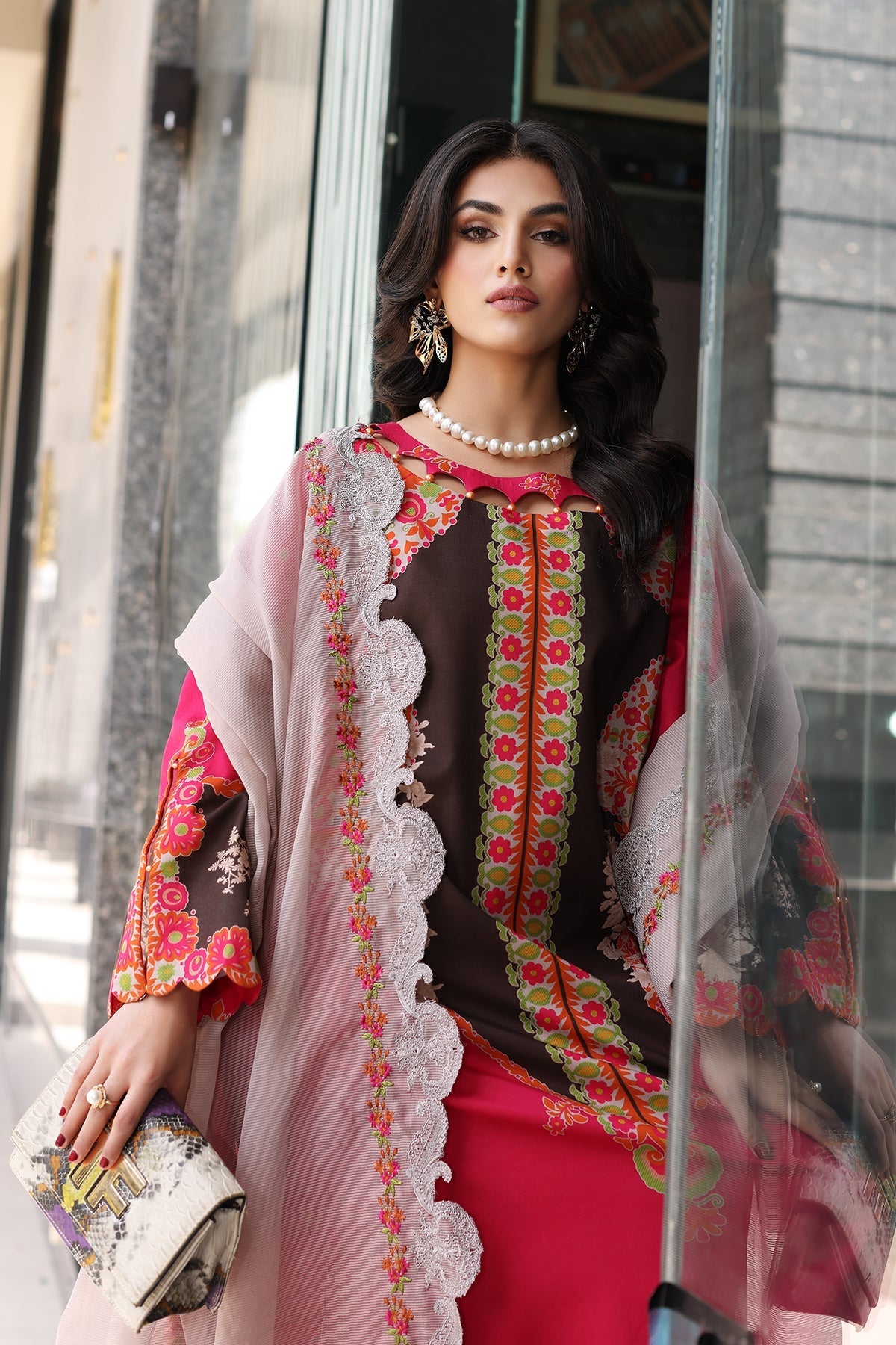 Charizma | Lawn Collection 24 | AS4-13 - Official Charizma - Agha Fabrics UK