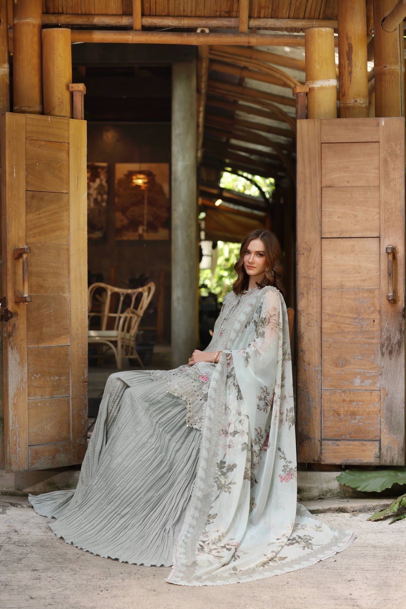 Noor by Saadia Asad | Eid Luxe Printedkari | D2-A