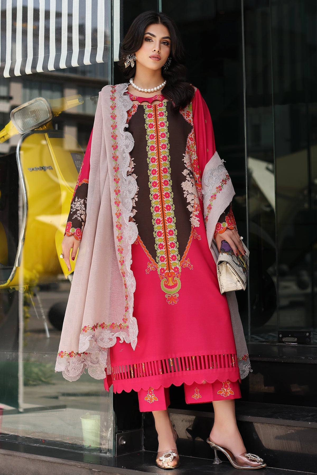 Charizma | Lawn Collection 24 | AS4-13 - Official Charizma - Agha Fabrics UK