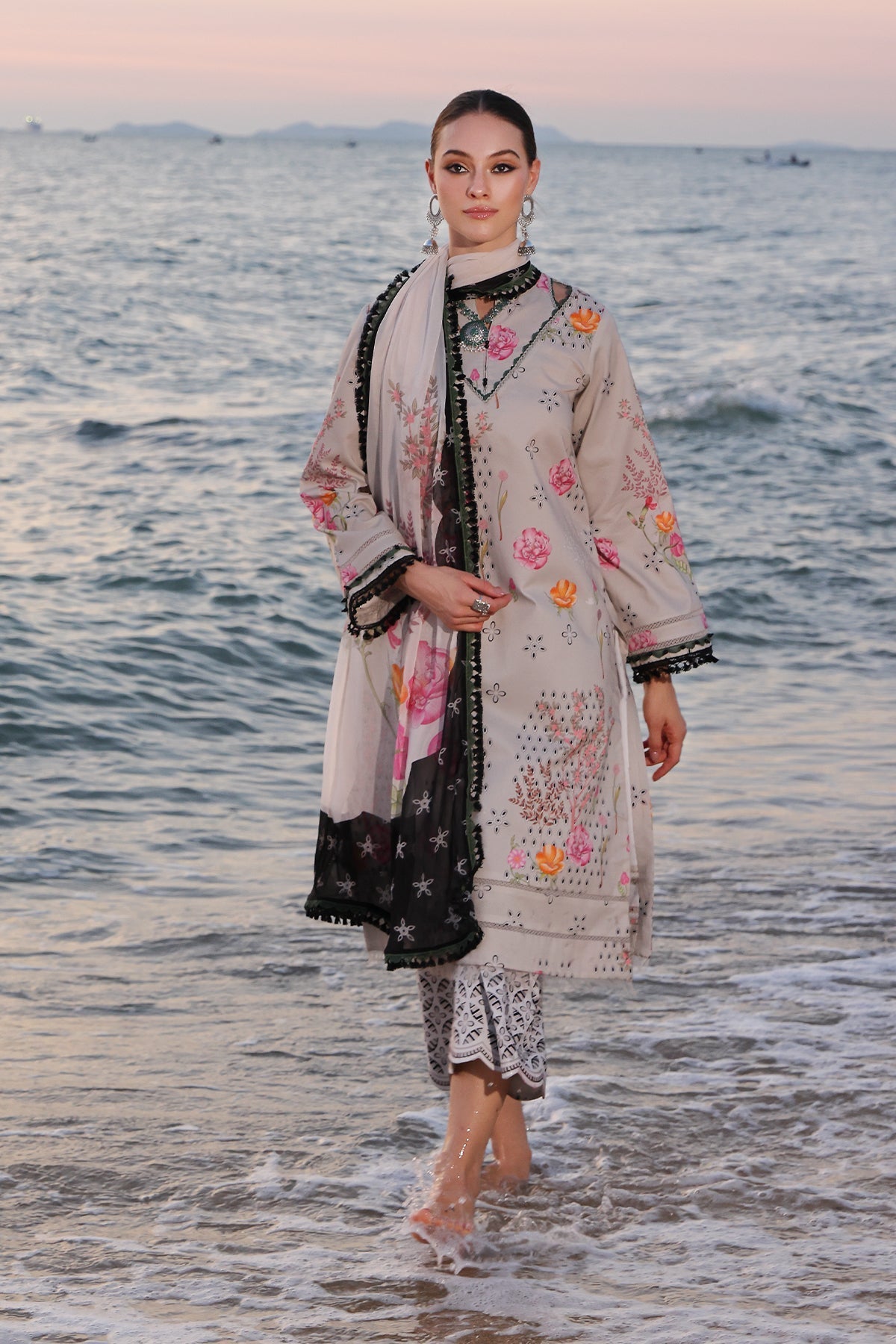 Charizma | Lawn Collection 24 | AS4-04 - Official Charizma - Agha Fabrics UK