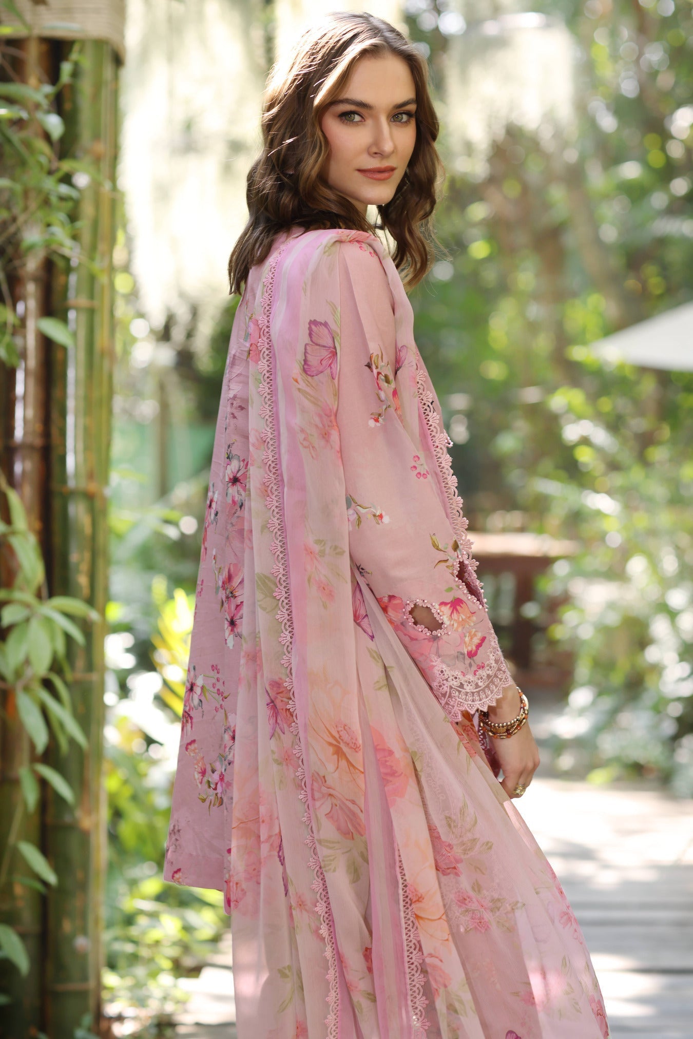 Noor by Saadia Asad | Eid Luxe Printedkari | D8-A