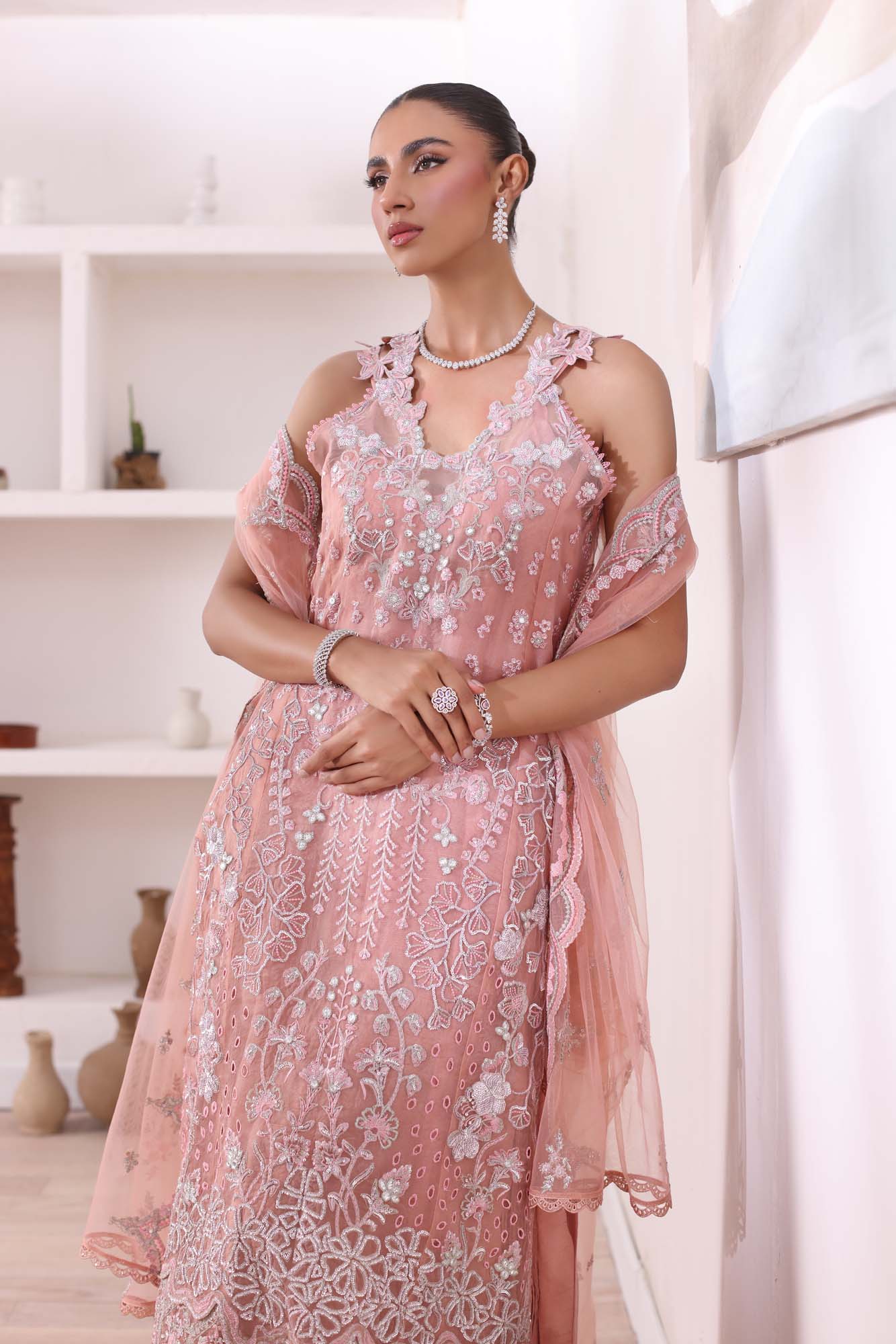 Noor by Saadia Asad | Noor Chiffon De Luxe | D6 - Official Noor by Saadia Asad - Agha Fabrics UK