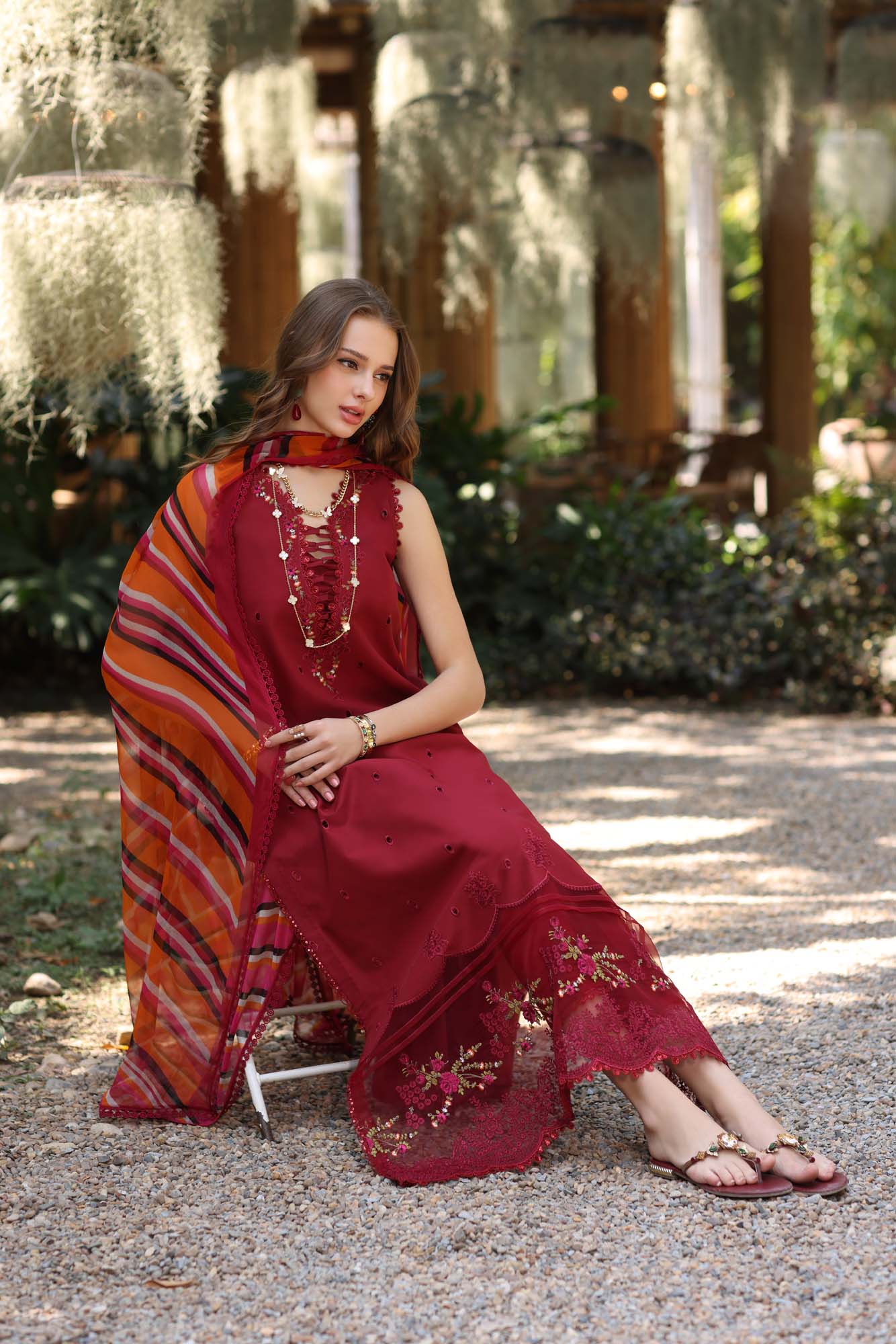 Noor by Saadia Asad | Eid Luxe Printedkari | D3-B