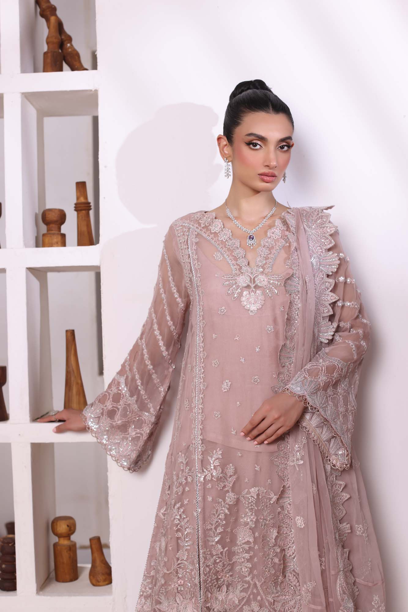 Noor by Saadia Asad | Noor Chiffon De Luxe | D3 - Official Noor by Saadia Asad - Agha Fabrics UK