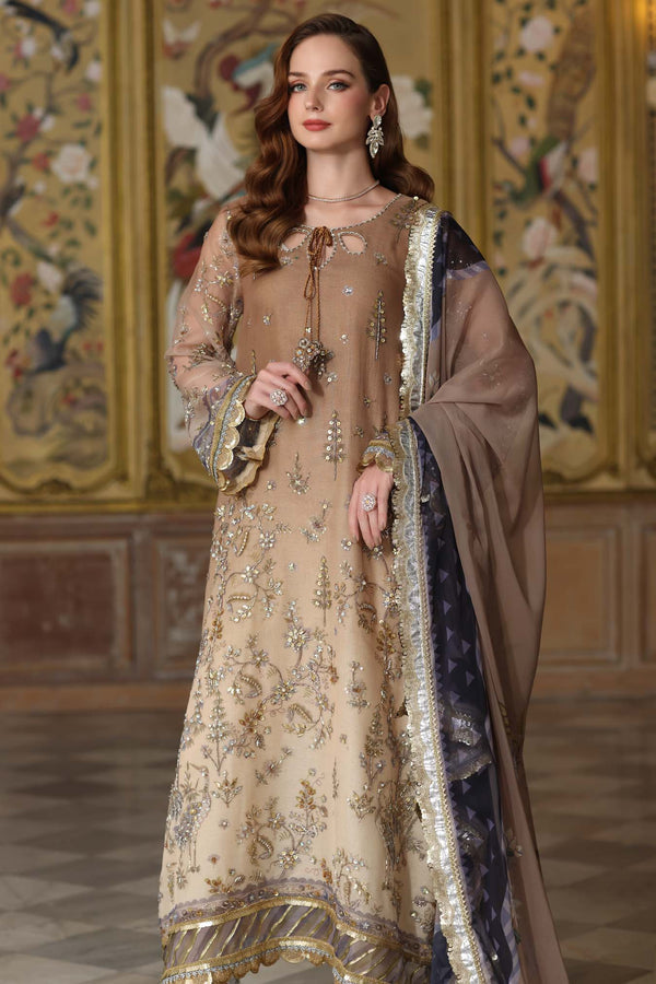 Noor by Saadia Asad | Festive 25 | D2 - Beige