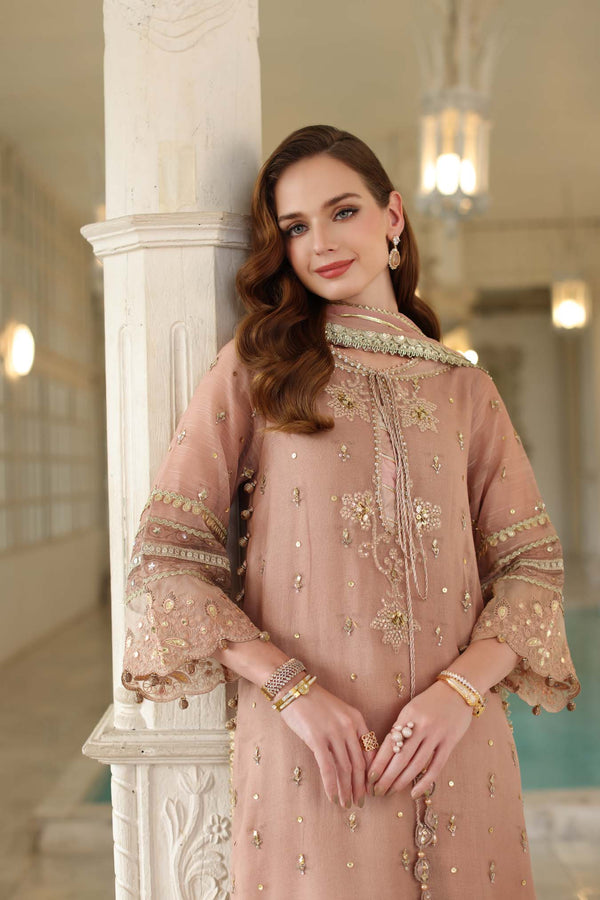 Noor by Saadia Asad | Festive 25 | D4 - Tea Pink