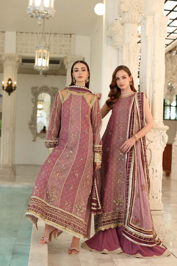 Noor by Saadia Asad | Festive 25 | D6 - Rose Pink