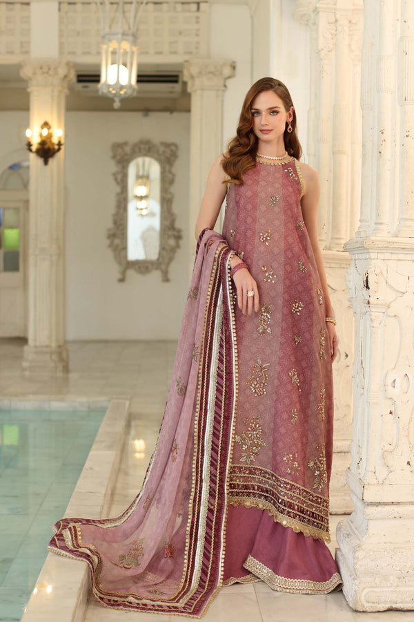 Noor by Saadia Asad | Festive 25 | D6 - Rose Pink