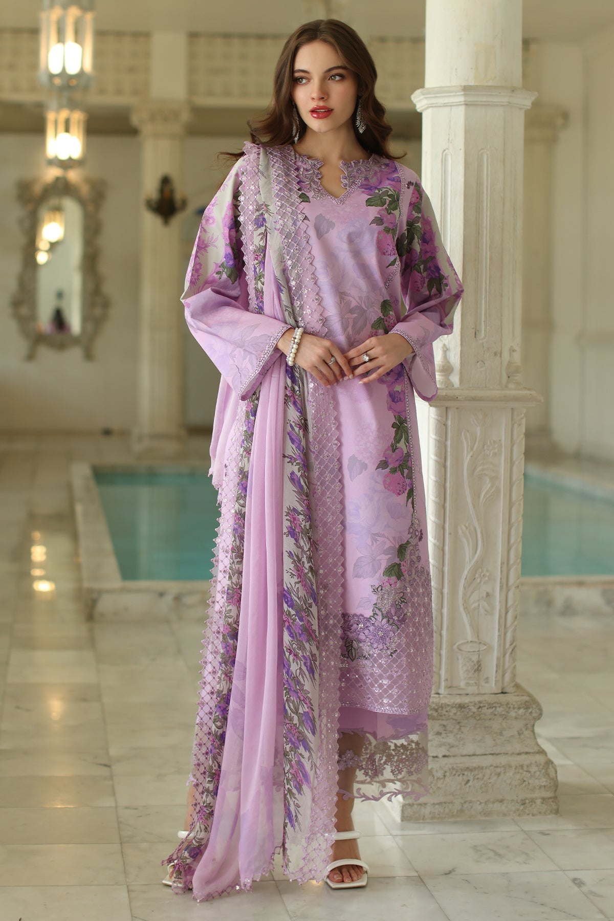 Charizma | Aniq Lawn Collection | AN5-03 - Official Charizma - Agha Fabrics UK