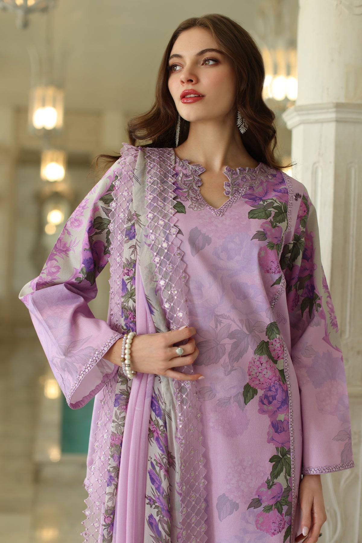 Charizma | Aniq Lawn Collection | AN5-03 - Official Charizma - Agha Fabrics UK