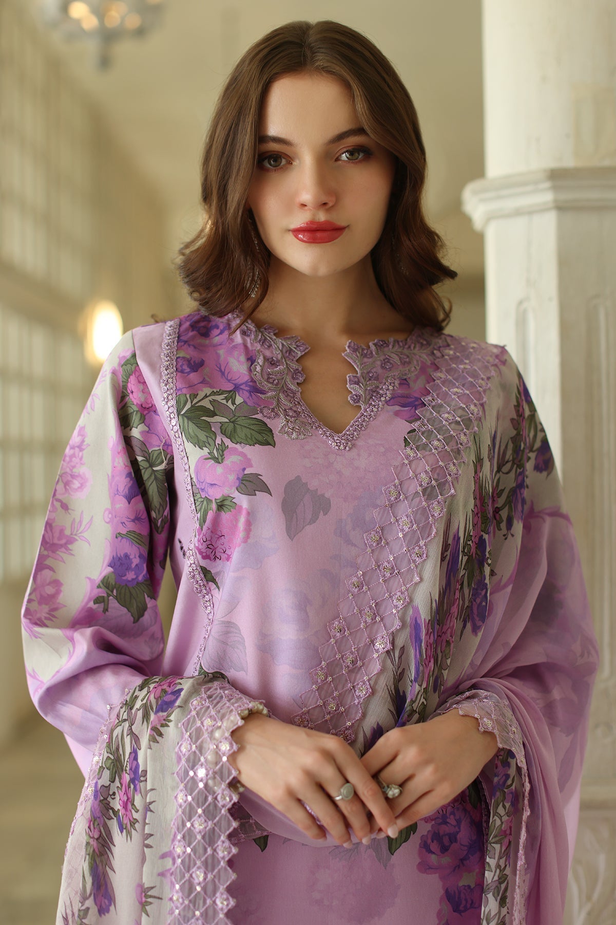 Charizma | Aniq Lawn Collection | AN5-03 - Official Charizma - Agha Fabrics UK