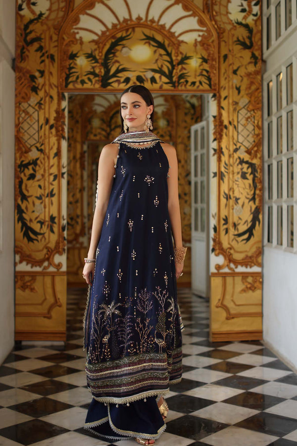 Noor by Saadia Asad | Festive 25 | D3 - Blue