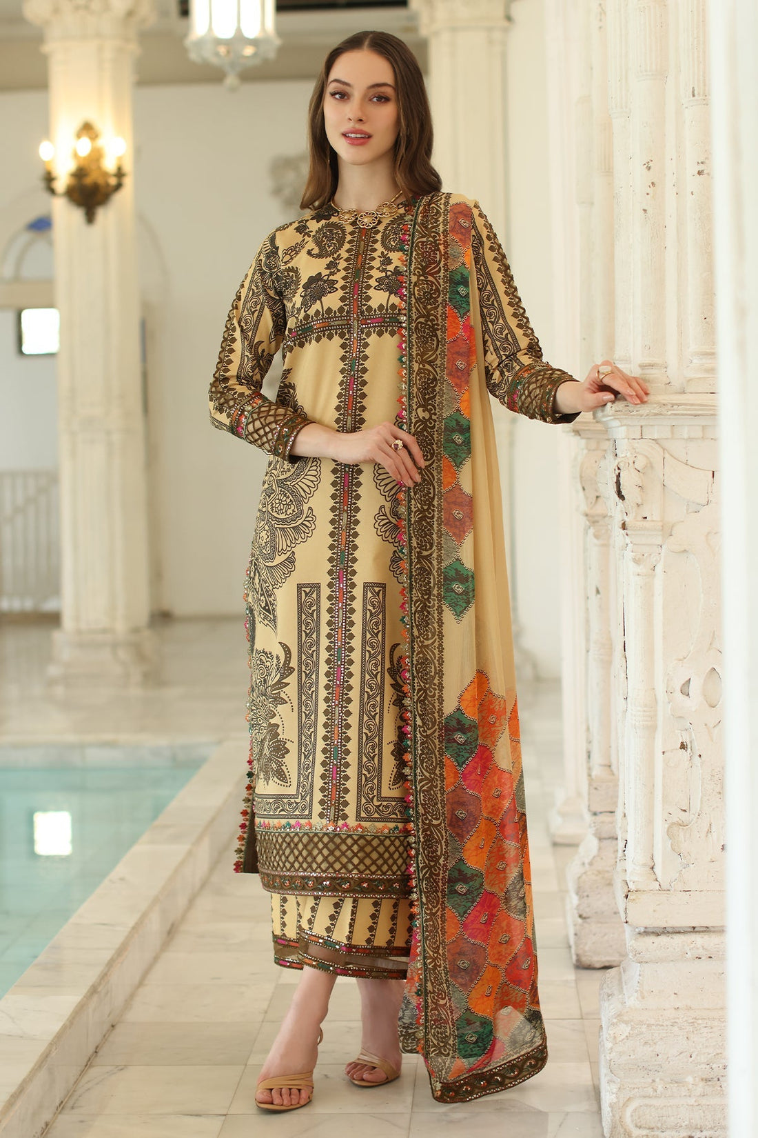Charizma | Aniq Lawn Collection | AN5-04 - Official Charizma - Agha Fabrics UK